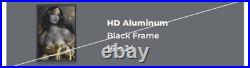 Wonder Woman Black & Gold Fine Art Print by Warren Louw Sideshow HD Aluminum