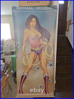 Wonder Woman NYCCC Vinyl Poster Michael Renzine