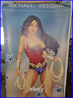 Wonder Woman NYCCC Vinyl Poster Michael Renzine