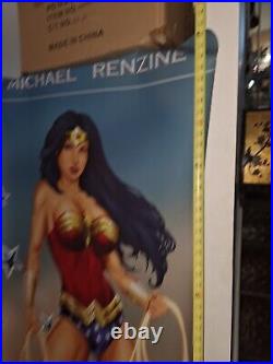 Wonder Woman NYCCC Vinyl Poster Michael Renzine