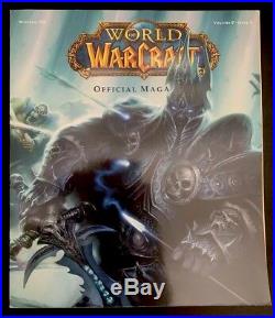 World Of Warcraft Official Magazine Complete Set Of 5 Issues Posters Intact