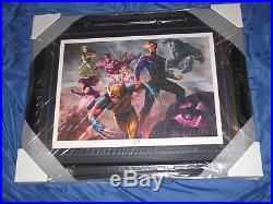 X-MEN BLUE Framed Art Print by Sideshow Wolverine/Gambit/Rogue/Beast/Jubilee