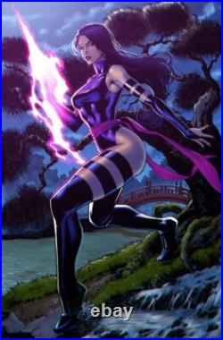 X-MEN Psylocke Odagawa Autograph Comic Sketch Art Thick POSTER 11x17 Marvel