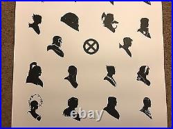 X-Men AZ Print Poster Mondo Movie Marvel Comics Wolverine Uncanny Jordan Monsell