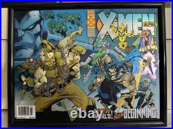 X-Men Alpha #1 (1995) Marvel Comics Age of Apocalypse Chromium Cover Poster