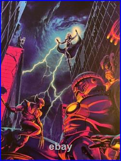 X-Men Sentinels Marvel Comics Poster Wolverine Cyclops Rogue Gambit Jubilee 97