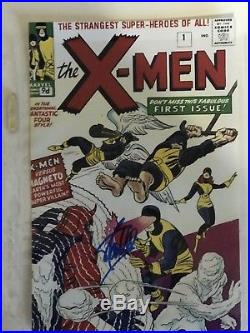 X-Men Stan Lee Hand Autographed Signed Marvel Comic 8x12 Photo COA