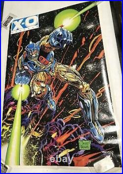 X-O Manowar Comic Book Front Page Cover Poster 1993 Art JW587
