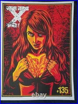 X men Comics signed limited edition screen print poster Rockets are Red # 135