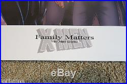 X-men Family Matters Poster Signed Mark Brooks 29/250 Sdcc Exclusive Deadpool #d