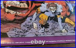 X-men Villains Gallery Poster Jim Lee Art Very Rare 1992 Marvel Comics Magneto