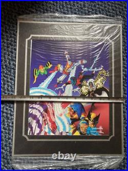X men sealed Marvel Poster Print 1991 Comic Images 12.5x15.5