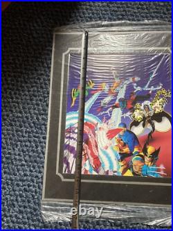 X men sealed Marvel Poster Print 1991 Comic Images 12.5x15.5