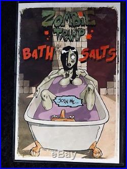 Zombie Tramp Bath Salts (out of print) Rare Poster